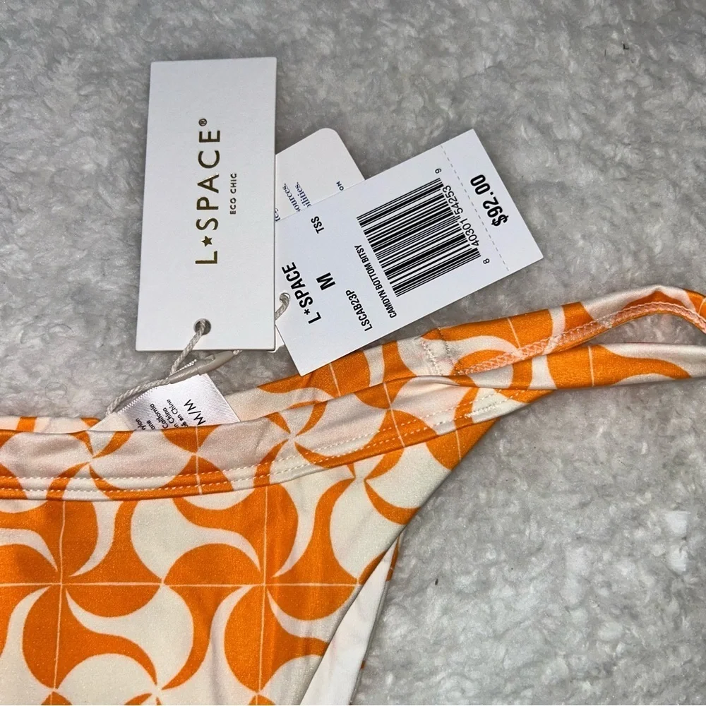 L*Space Camdyn Bitsy Bikini Bottoms Medium Tessellation Print NEW
